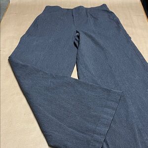 Old Navy Womens Charcoal Gray Pull On Wide Leg Dress Pants Medium TALL